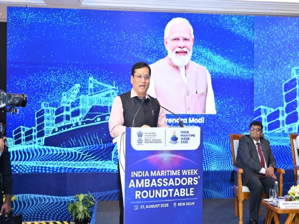 Union Minister for Ports, Shipping, and Waterways Sarbananda Sonowal (Photo/ Ministry of Ports, Shipping and Waterways )                