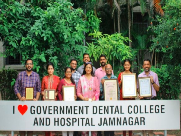 Jamnagar Govt Dental College wins national award. (Photo/X: @CollectorJamngr)