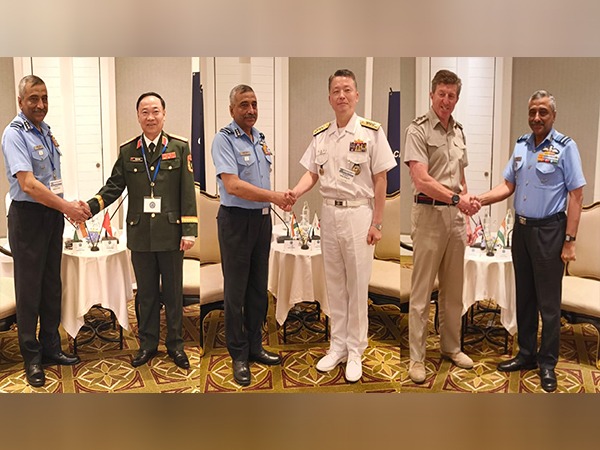 Air Marshal Ashutosh Dixit meets defence leaders from Vietnam, South Korea and the UK on the sidelines of CHODs 2025 in Thailand (Image: X/@HQ_IDS_India)
