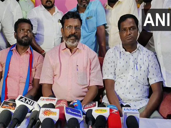 VCK Founder-President Thol Thirumavalavan (Photo/ANI)