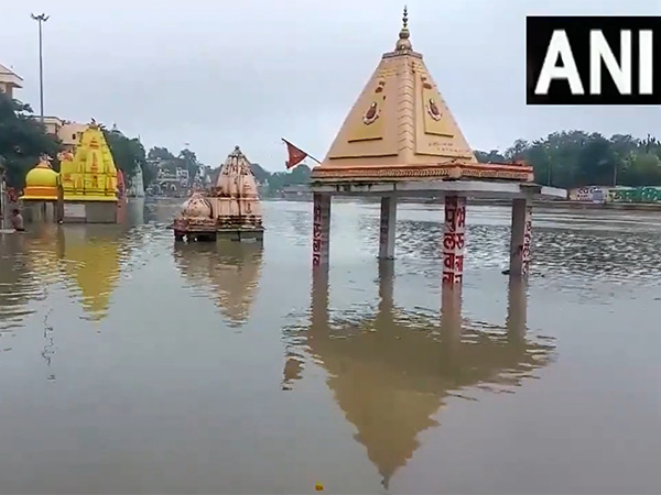 Temples submerged in Ujjain (Photo/ANI)