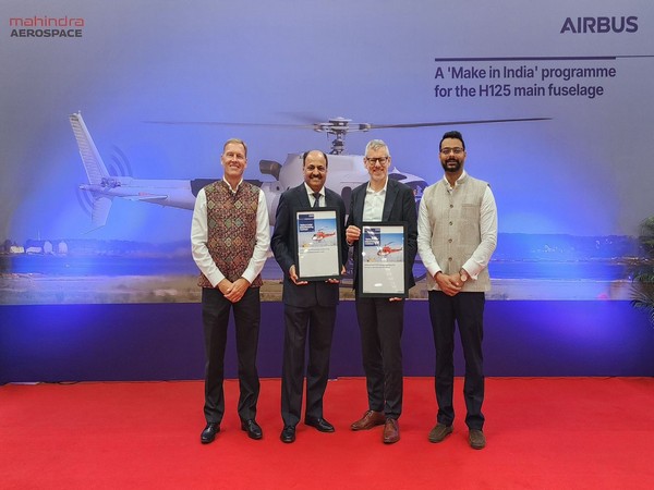 Officials of Airbus Helicopters and Mahindra Group (Photo/Airbus)