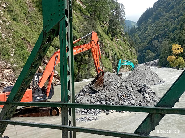 Work underway to increase water flow (Photo/ANI)