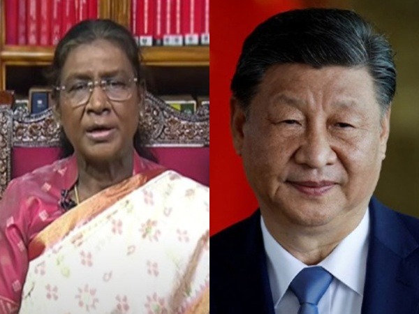 China's President Xi Jinping (Photo/ Reuters) and President Droupadi Murmu (Photo/PIBYoutube)