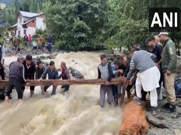 Residents of Bhaderwah, Doda move to safer places as houses and temples are damaged in the area (Photo/ANI)
