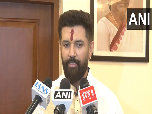 Union Minister Chirag Paswan (Photo/ANI)
