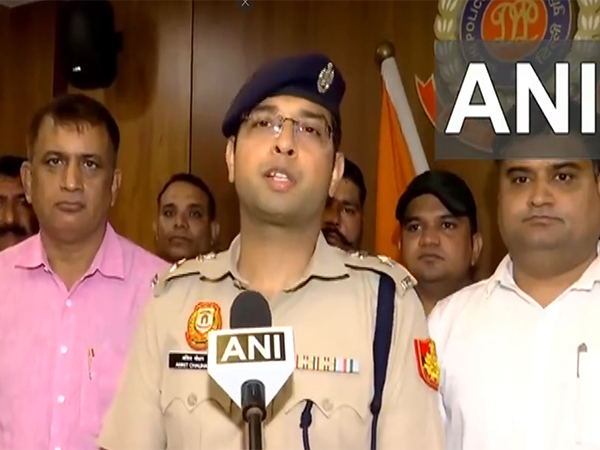 South Delhi DCP Ankit Chauhan (Photo/ANI)  