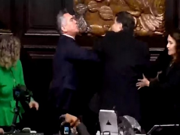 Brawl in Mexican Senate (Photo/Youtube of Reuters)