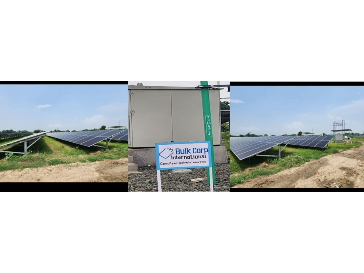 Bulkcorp International Limited Commissions Solar Power Plant
