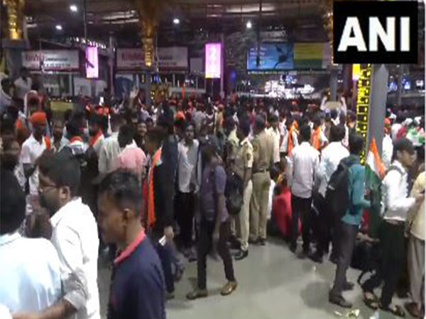 Maratha quota protest causes rush at Mumbai’s CSMT (File Photo/ANI)