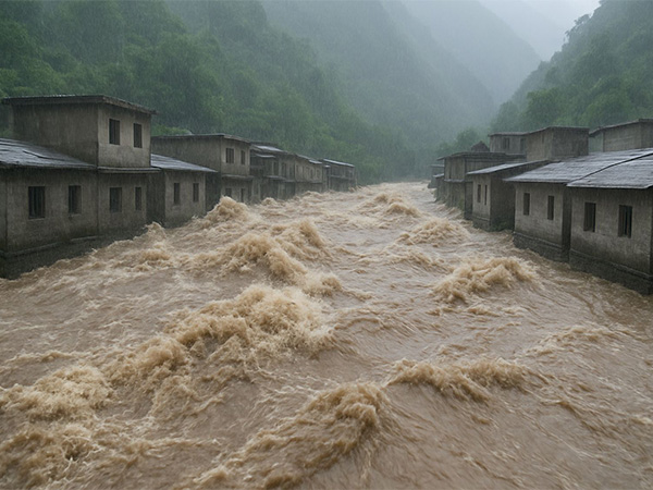 Water level of river in Uttarakhand on rise due to continuous rainfall in the state (Photo/Uttarakhand: Chamoli, Rudraprayag Police issue urgent warning as water levels rise due to heavy rain (Photo/X/@RudraprayagPol)