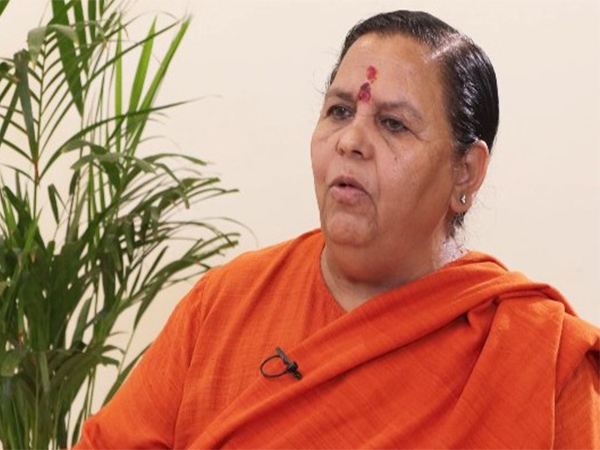 Bharatiya Janata Party (BJP) leader and former Madhya Pradesh Chief Minister Uma Bharti (Photo/ANI)
