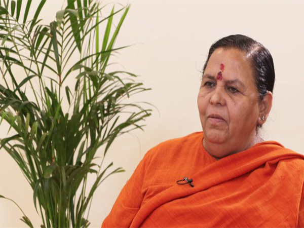 Bharatiya Janata Party (BJP) leader and former Madhya Pradesh Chief Minister Uma Bharti (Photo/ANI)