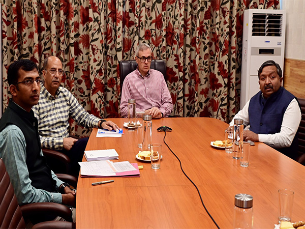 Jammu and Kashmir CM Omar Abdullah chais meeting (Photo/X/@CM_JnK)
