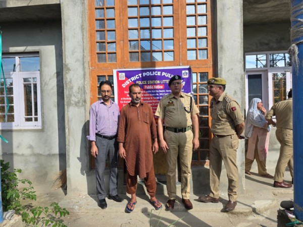 Visual from the Kashmir Police station (Photo/ANI)