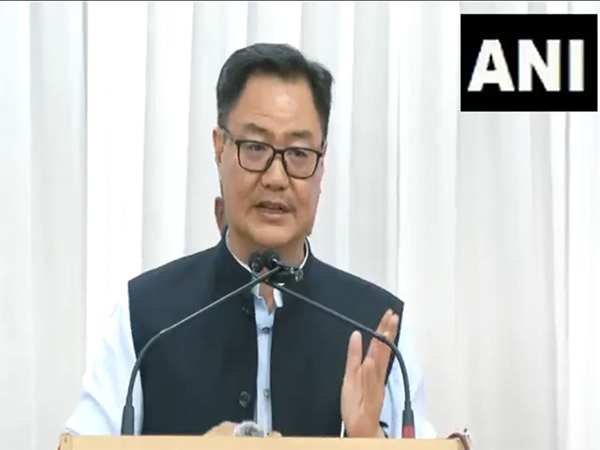 Union Minister of Parliamentary Affairs Kiren Rijiju (Photo/ANI)