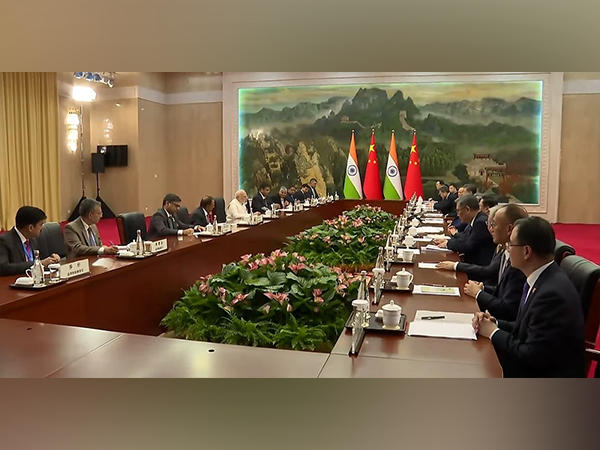Prime Minister Modi and Chinese President Xi Jinping during a bilateral meeting (Image: X@China_Amb_India)