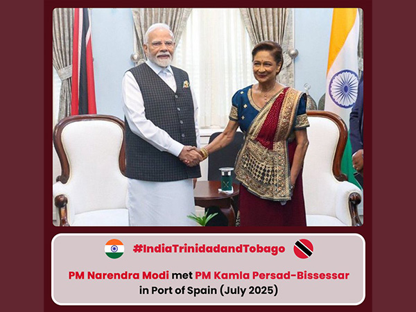 External Affairs Minister S Jaishankar shares an old image of Prime Minister Narendra Modi’s meeting with Trinidad and Tobago Prime Minister Kamla Persad-Bissessar (Image: X@DrSJaishankar)