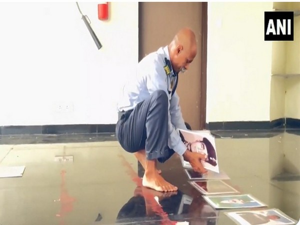 Jitendra Singh Rathore, a security guard from Bharatpur. (Photo/ANI)