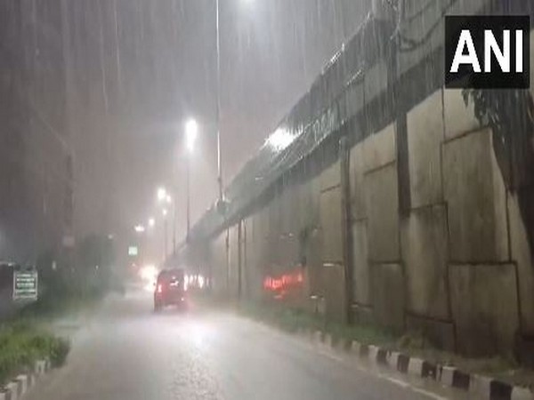 Heavy rains in Rajasthan's Jaipur (Photo/ANI)