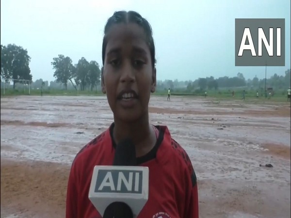 Football player Sapna Gupta. (Photo/ANI)