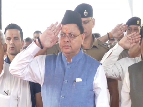Uttarakhand Chief Minister Pushkar Singh Dhami at the event (Photo/ANI)