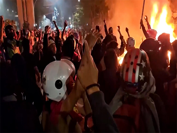 Visuals from the protest in Jakarta (Photo: Reuters)