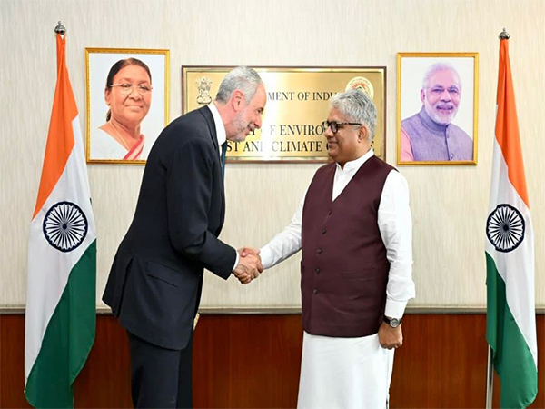 Lok Sabha MP Bhupender Yadav and COP30 President Designate Ambassador Andre Correa do Lago (Photo/X@byadavbjp)