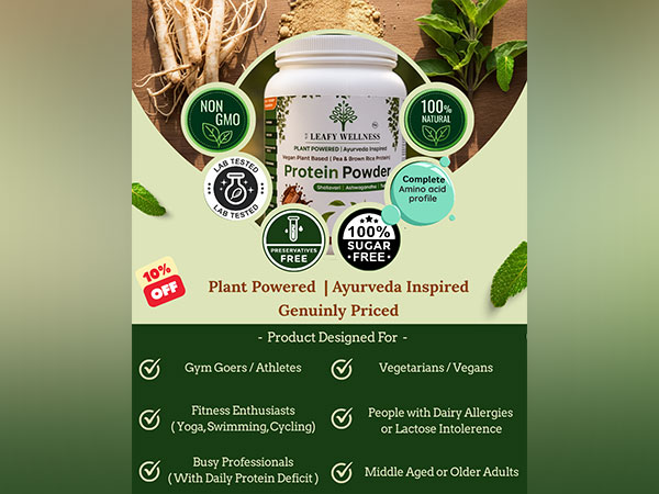The Leafy Wellness™ Launches Affordable, High-Quality Plant Protein with Ayurvedic Blend