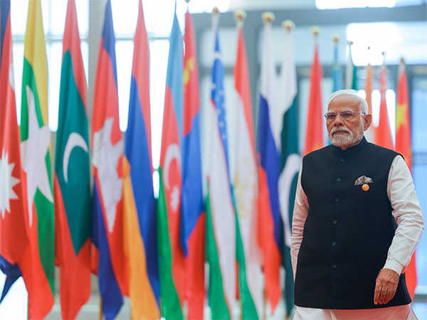 Prime Minister Narendra Modi at SCO summit in Tianjin, China on Monday (Image source: X/@MEAIndia)