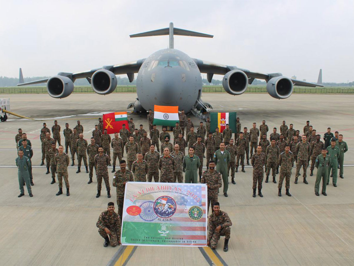 Indian Army contingent arrives in Alaska for Yudh Abhyas 2025 joint military exercise with US (Photo/MEA)