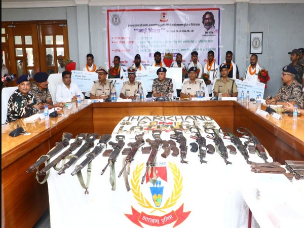 Nine JJMP Naxals in Jharkhand’s Latehar (Photo/X@CRPF) 