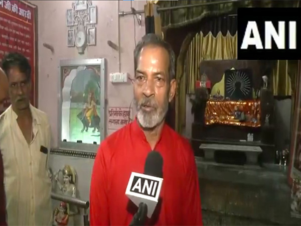 Ramswaroop Sharma, chief priest of the temple (Photo: ANI)