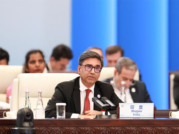 Foreign Secretary Vikram Misri at the SCO Plus Meeting in Tianjin (Photo: X/@MEAIndia)