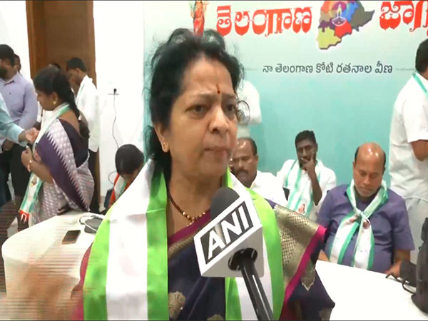 Telangana Jagruthi leader Varalakshmi (Photo/ANI)