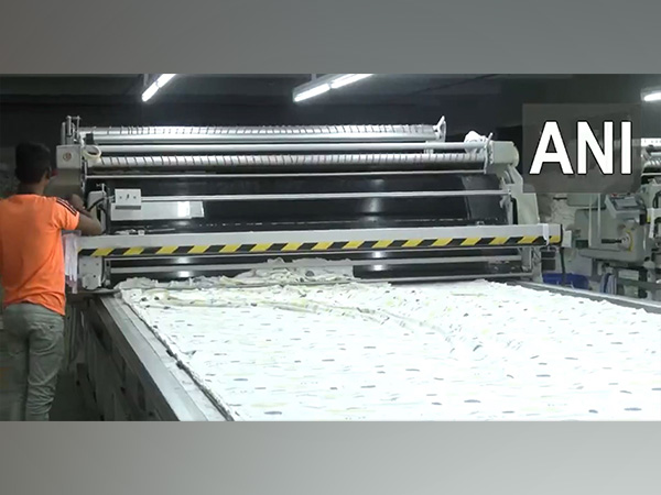 The thread and knitting industry in Tiruppur faces uncertainty due to the 50% tariffs imposed by the US (Photo/ANI)