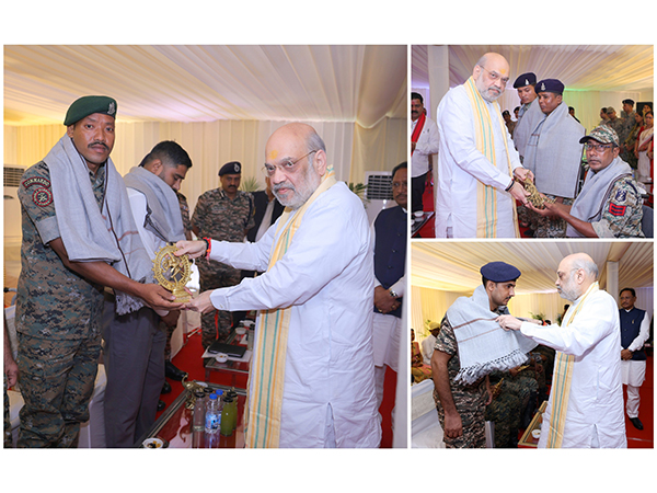 Union Home Minister Amit Shah meets security forces (Photo/X@AmitShah)