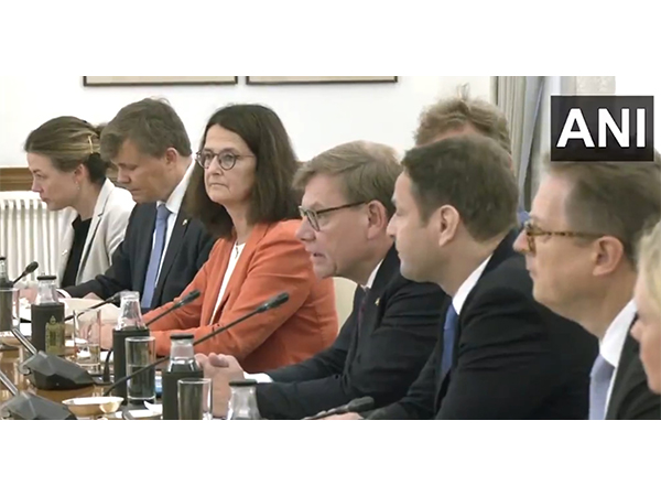 German Foreign Minister Johann Wadephul during a delegation-level meeting with External Affairs Minister S Jaishankar (Photo/ANI)