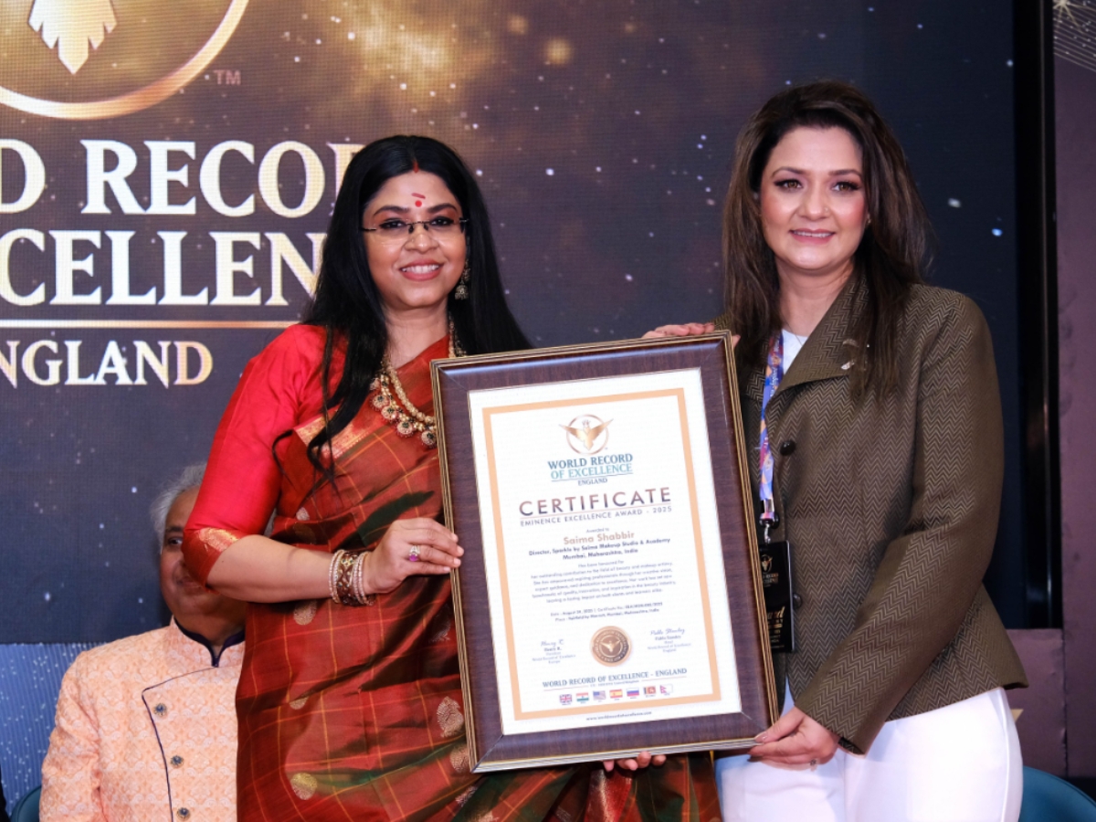 Dr. Sohini Sastri Felicitates 65 Eminent Personalities at the World Record of Excellence Award Ceremony in Mumbai