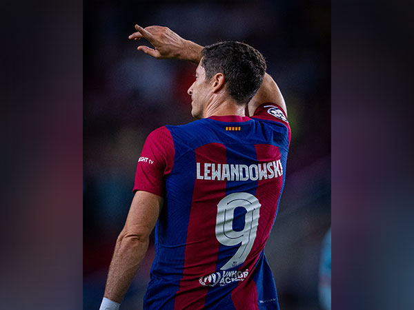 Robert Lewandowski. (Photo: @FCBarcelona X)