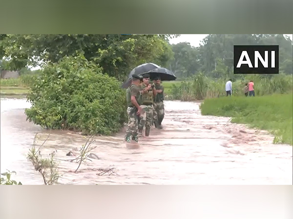 Chenab floods Garkhal village in JK's Akhnoor (File Photo/ANI)
