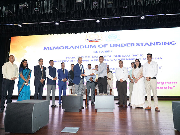 MoU signed to strengthen cooperation in creating drug-free school environment. (Photo/ANI) 