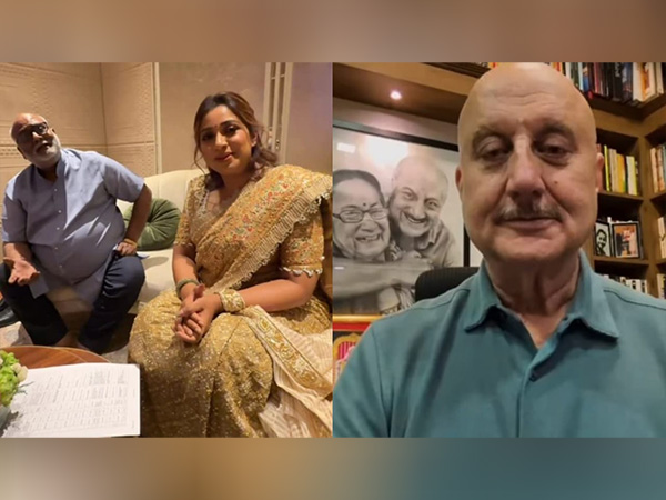 Shreya Ghoshal, MM Keeravaani, Anupam Kher (Photo/instagram)