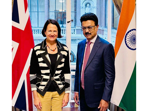 TN CM MK Stalin with UK minister Catherine West (Image credit: TNDIPR)