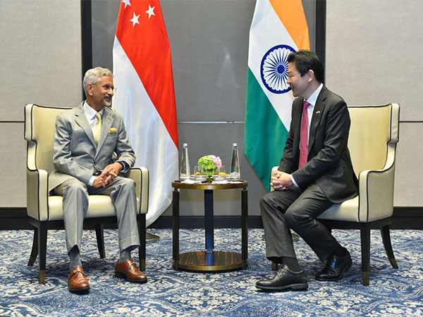 External Affairs Minister S Jaishankar with Singapore Prime Minister Lawrence Wong (Image: X@DrSJaishankar)