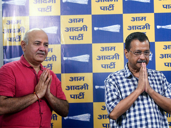 AAP leaders Arvind Kejriwal and Manish Sisodia (File Photo/ANI)