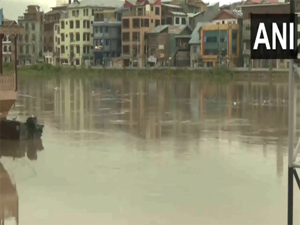 Jhelrum witnessed rise in water level (Photo/ANI)