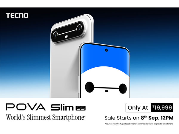 TECNO Launches POVA Slim 5G – the World's Slimmest Phone and a Bold Step in Its 3B Journey