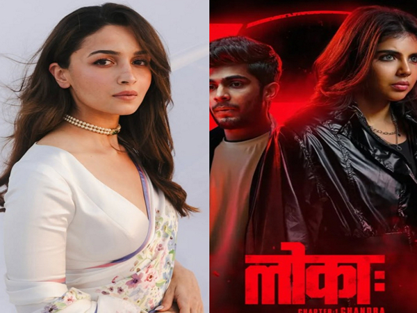 Alia Bhatt and Loka Hindi release poster (Photo: Instagram/@dqswayfarerfilms)