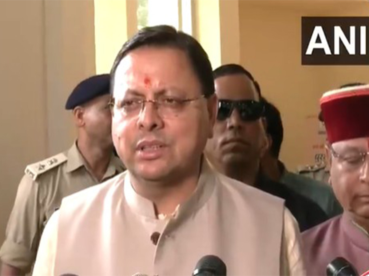 Uttarakhand Chief Minister Pushkar Singh Dhami (Photo/ANI)